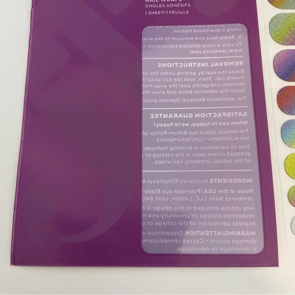 Jamberry Cosmic Full Sheet Nail Wraps A909